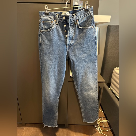Agolde Riley Crop Jeans - Picture 2 of 7